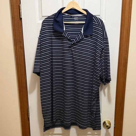 adidas Striped Polo Shirts - Picture 4 of 5